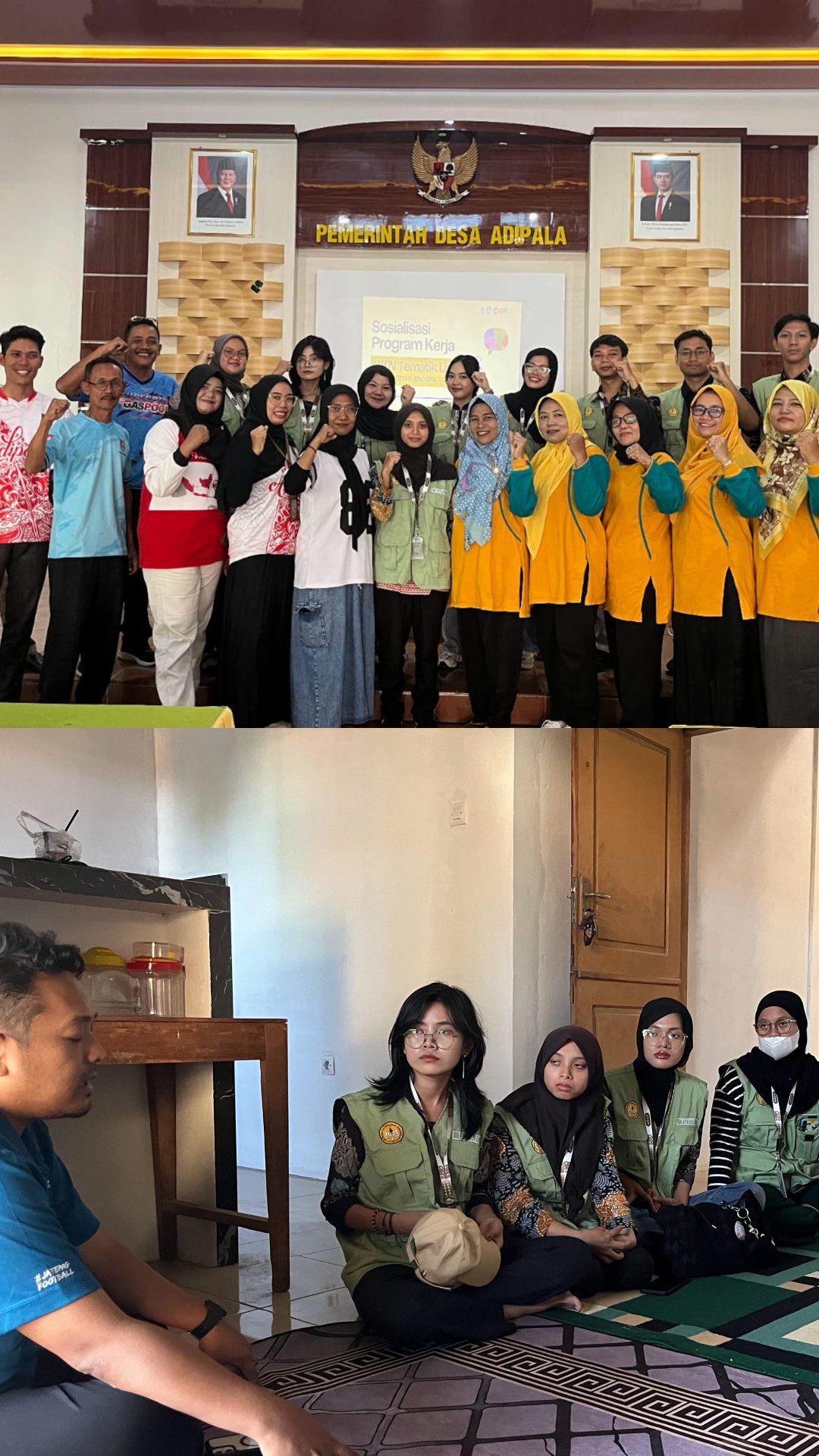 Sosialisasi Program Kerja dan Koordinasi dengan Ketua Karang Taruna Desa Adipala