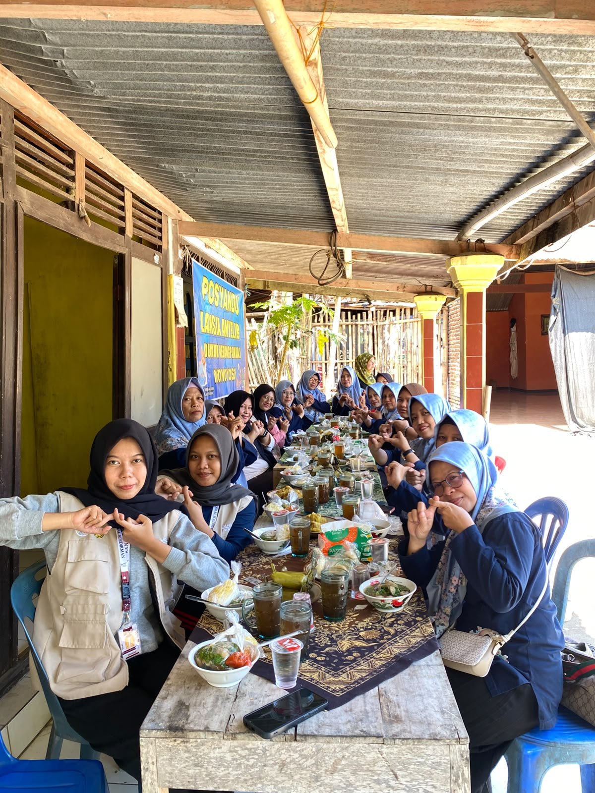 Posyandu ILP, Piket Pelayanan Desa dan Senam Bersama Warga