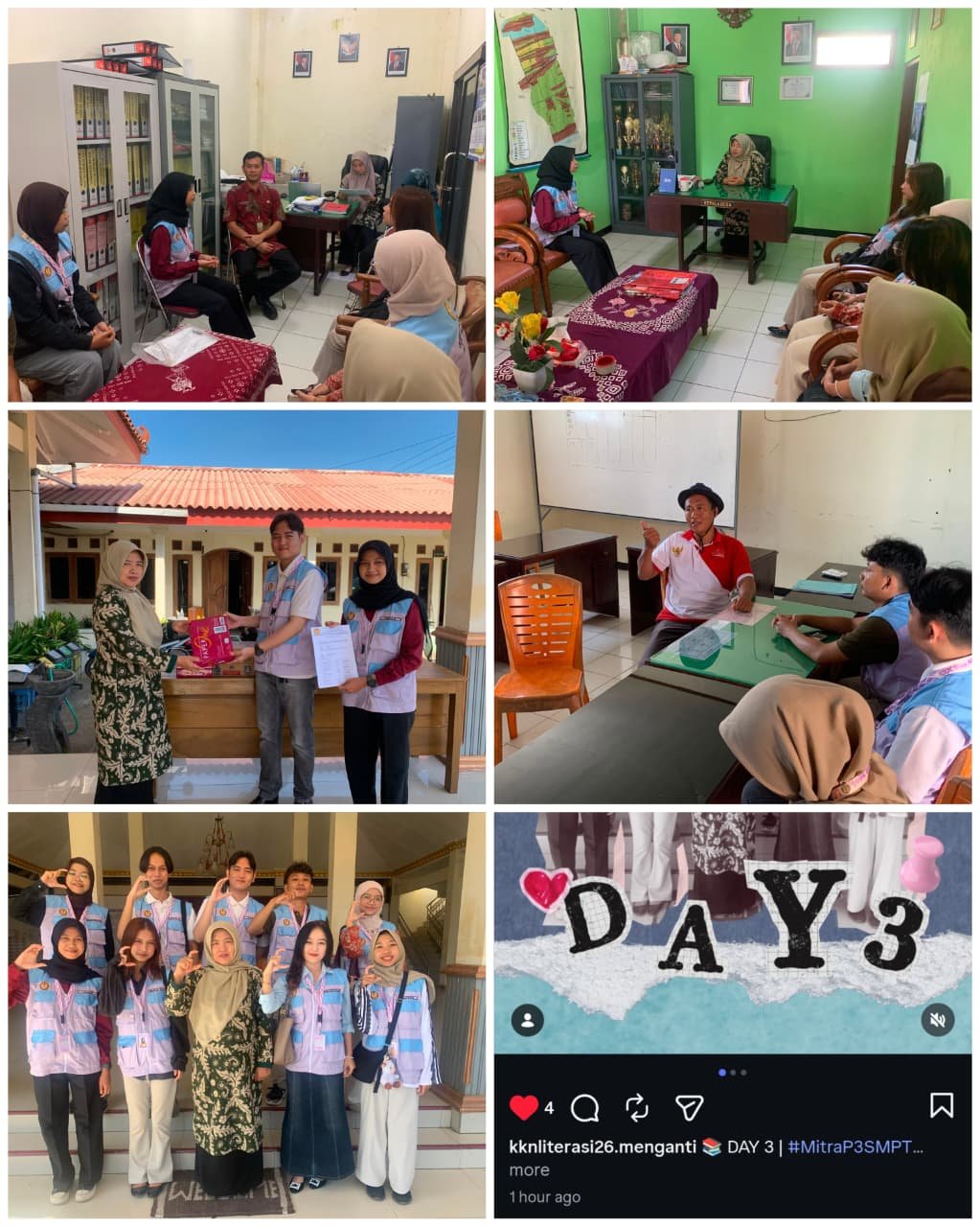 Pelaporan Hari ke-3 KKN Literasi Desa Menganti