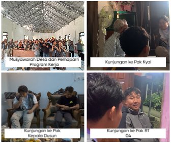 Pemaparan Program Kerja Kepada Tokoh-Tokoh Desa