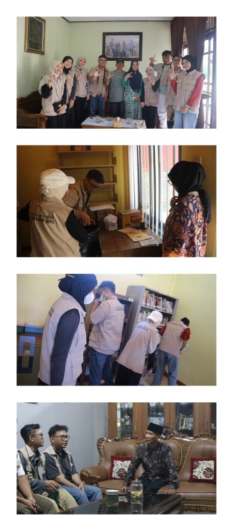Pendataan Perpustakaan dan Silaturahmi ke Ketua RT 03 Desa Kesugihan Kidul