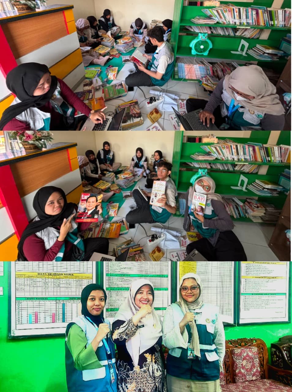Koordinasi Program Literasi Sekolah dan Optimalisasi Pengelolaan Perpustakaan Ngudi Ilmu Desa Tritih Wetan