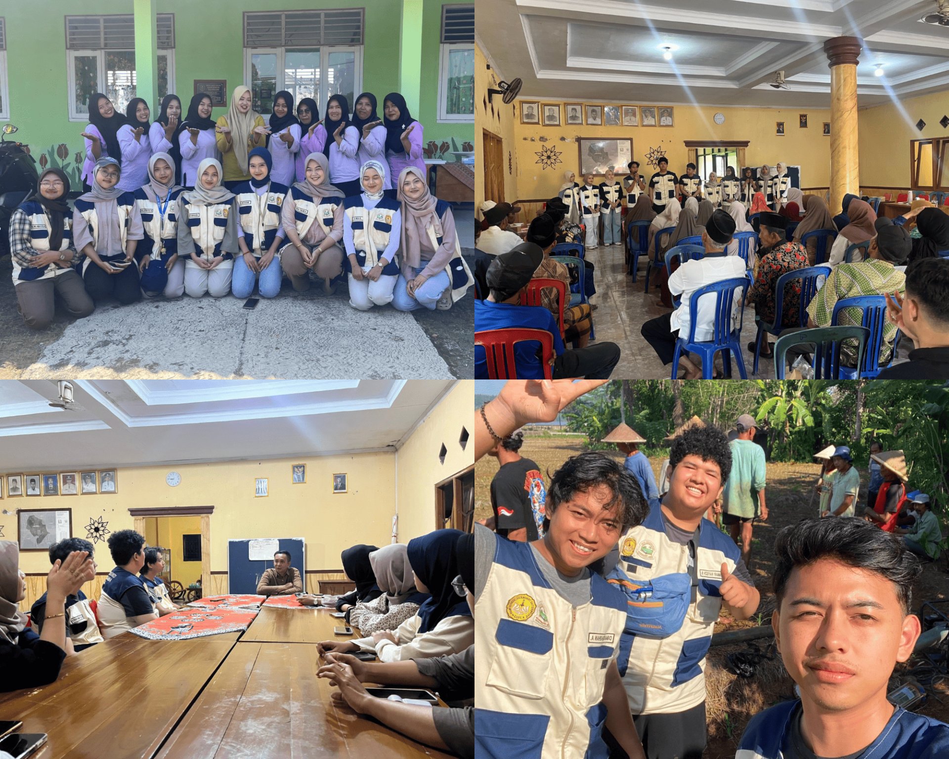 KKN Desa Mergasana Day 3: Membantu Posyandu ILP Dusun 3, Kerja Bakti, dan Musyawarah Dusun