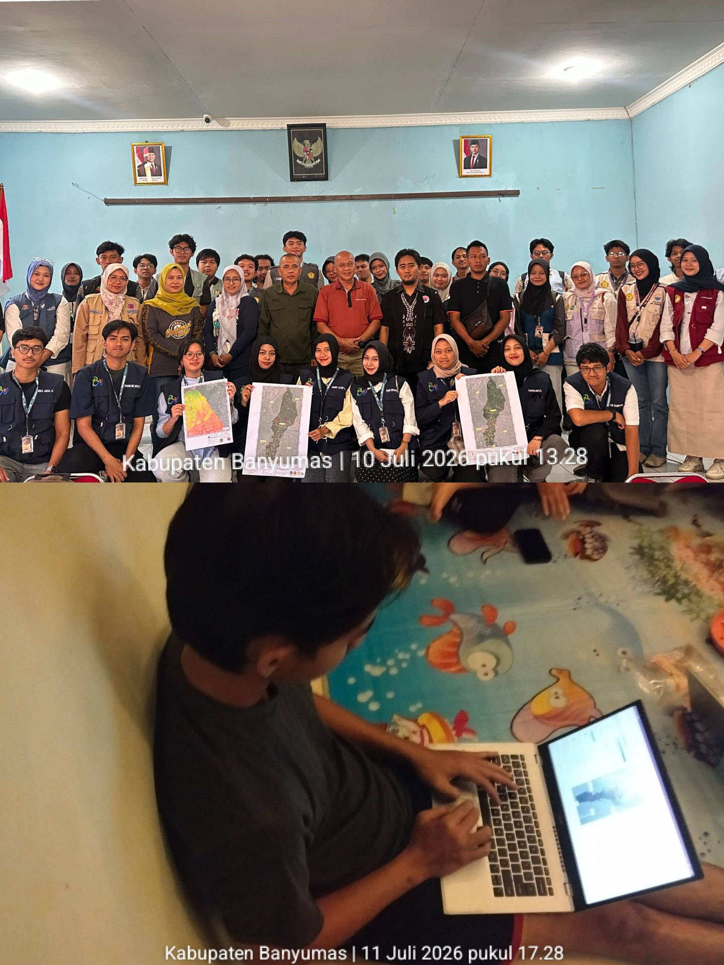 Forum Group Discussion 1 (FGD 1) bersama BPBD Kabupaten Banyumas dan Pembuatan Peta Administrasi
