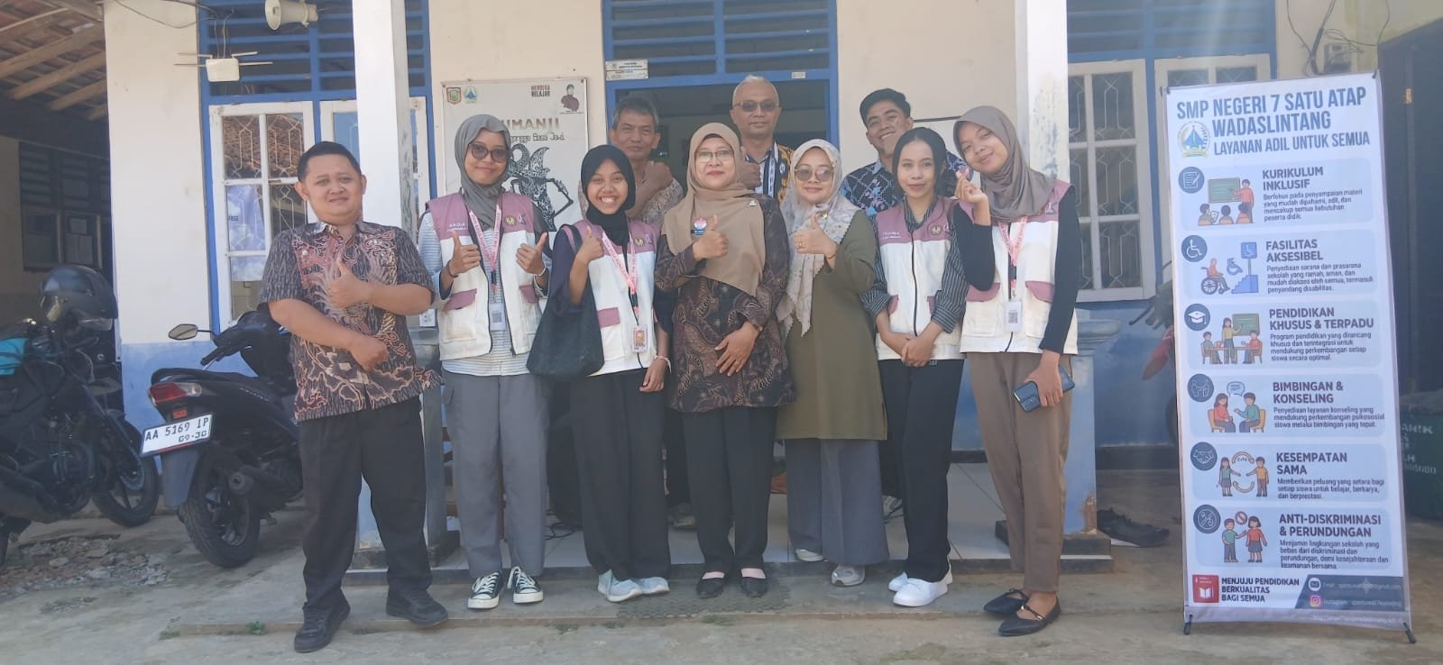 Kunjungan ke SMPN 7 Satap