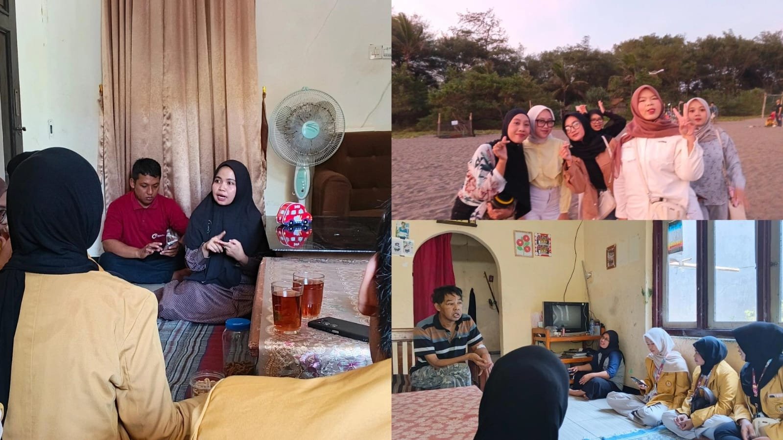 Eksplorasi Potensi Dusun melalui Silaturahmi dengan Kepala Wilayah disertai Observasi Destinasi Wisata Pantai Kembar