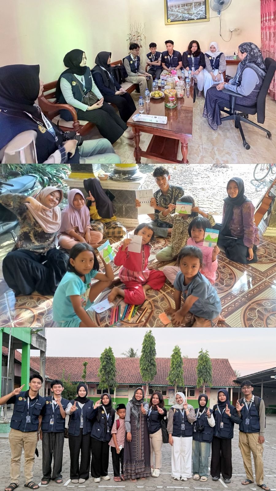 Kunjungan ke Kepala Sekolah MI YaBKKII Jangrana dan Kegiatan Fun Learning