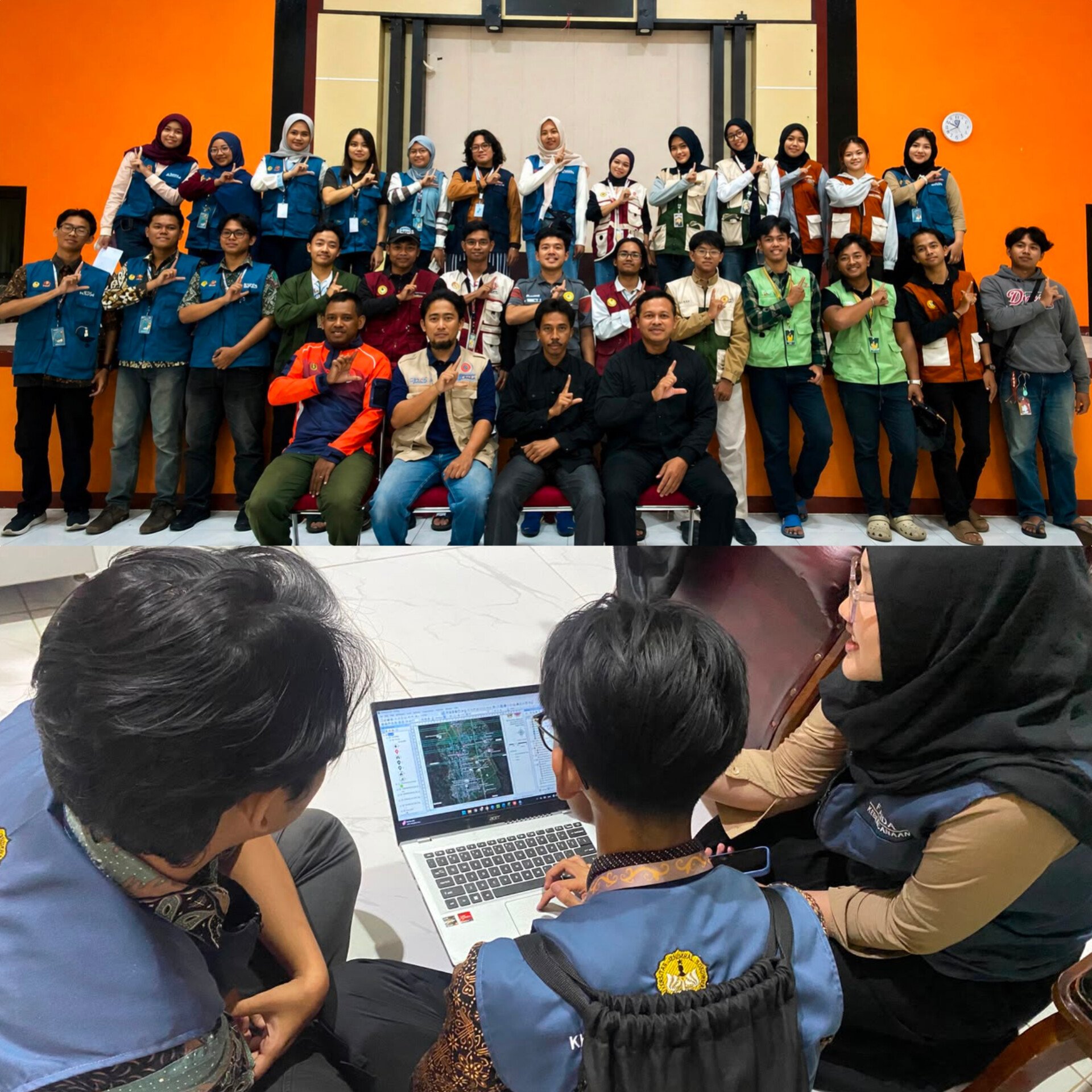 Penyampaian Materi Maps Kebencanaan pada FGD 1
