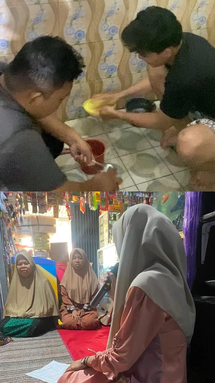 Kegiatan Kebersihan Posko, Pengajian, dan Silaturahmi Bersama Warga