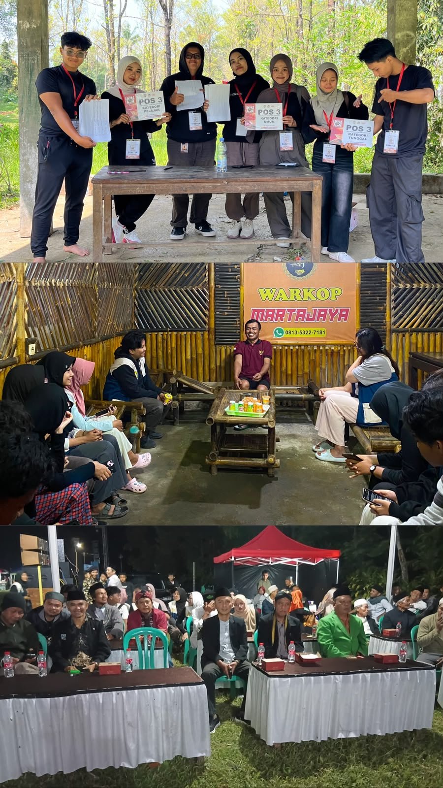 Kegiatan Insidental bersama masyarakat dan musyawarah dengan Ketua RW terkait program kerja tentatif