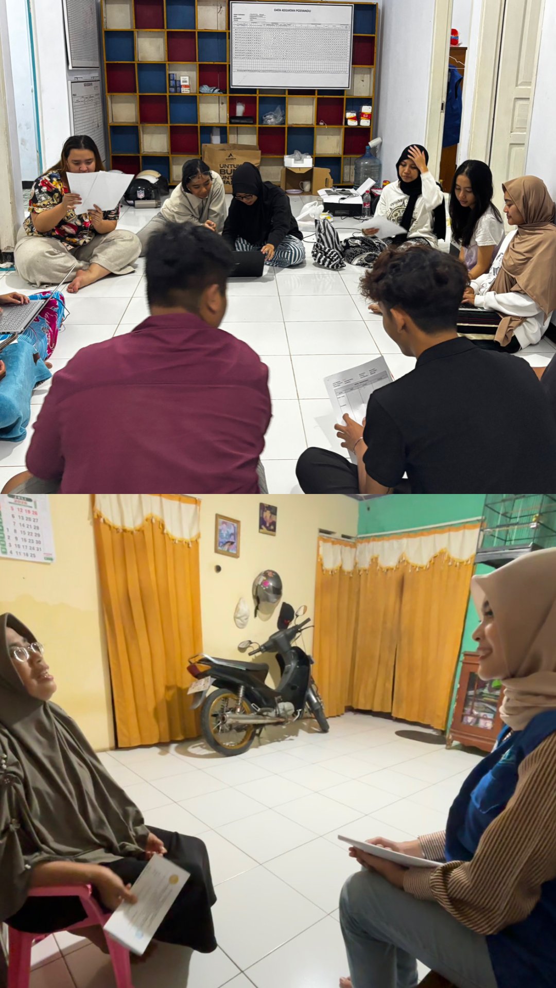 Penyusunan Proposal Program Kerja dan Pembagian Surat Undangan Sosialisasi Literasi Keuangan dan Pembuatan QRIS
