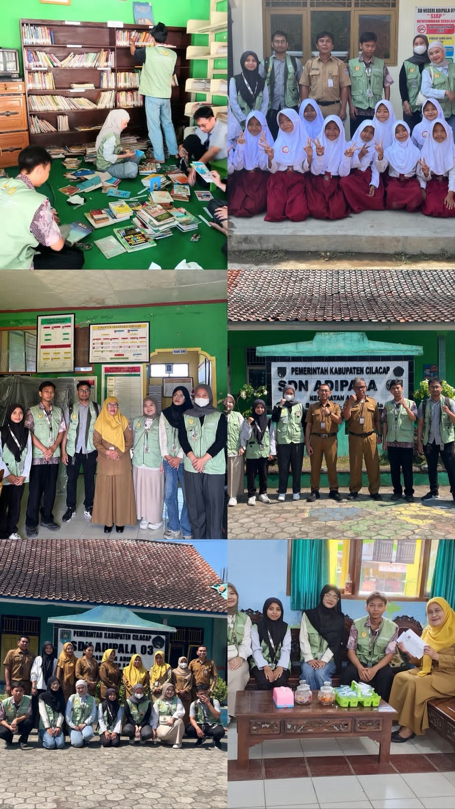 Pengelolaan Perpustakaan Desa dan Kunjungan ke Sekolah Dasar dan/ Sekolah Menengah Pertama