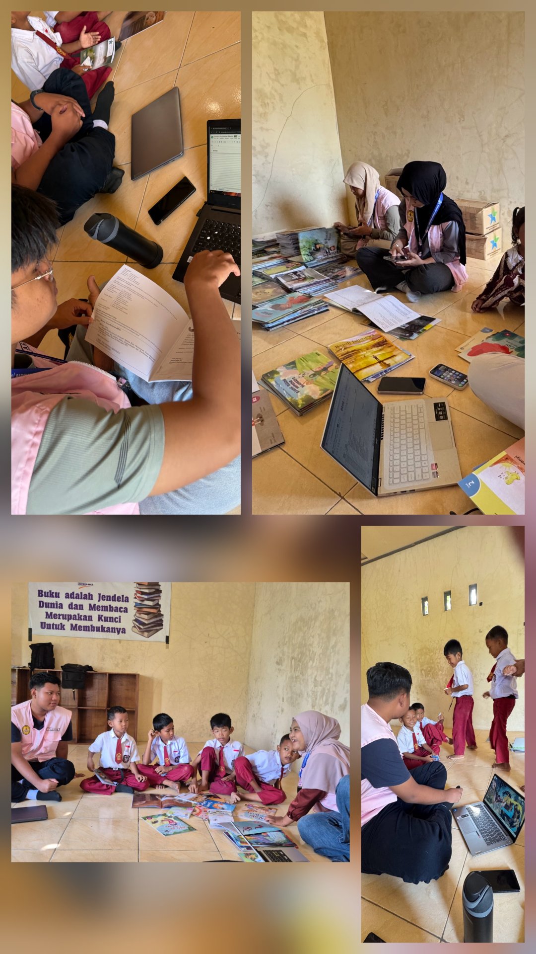Pendataan buku buku buku perpustakaan