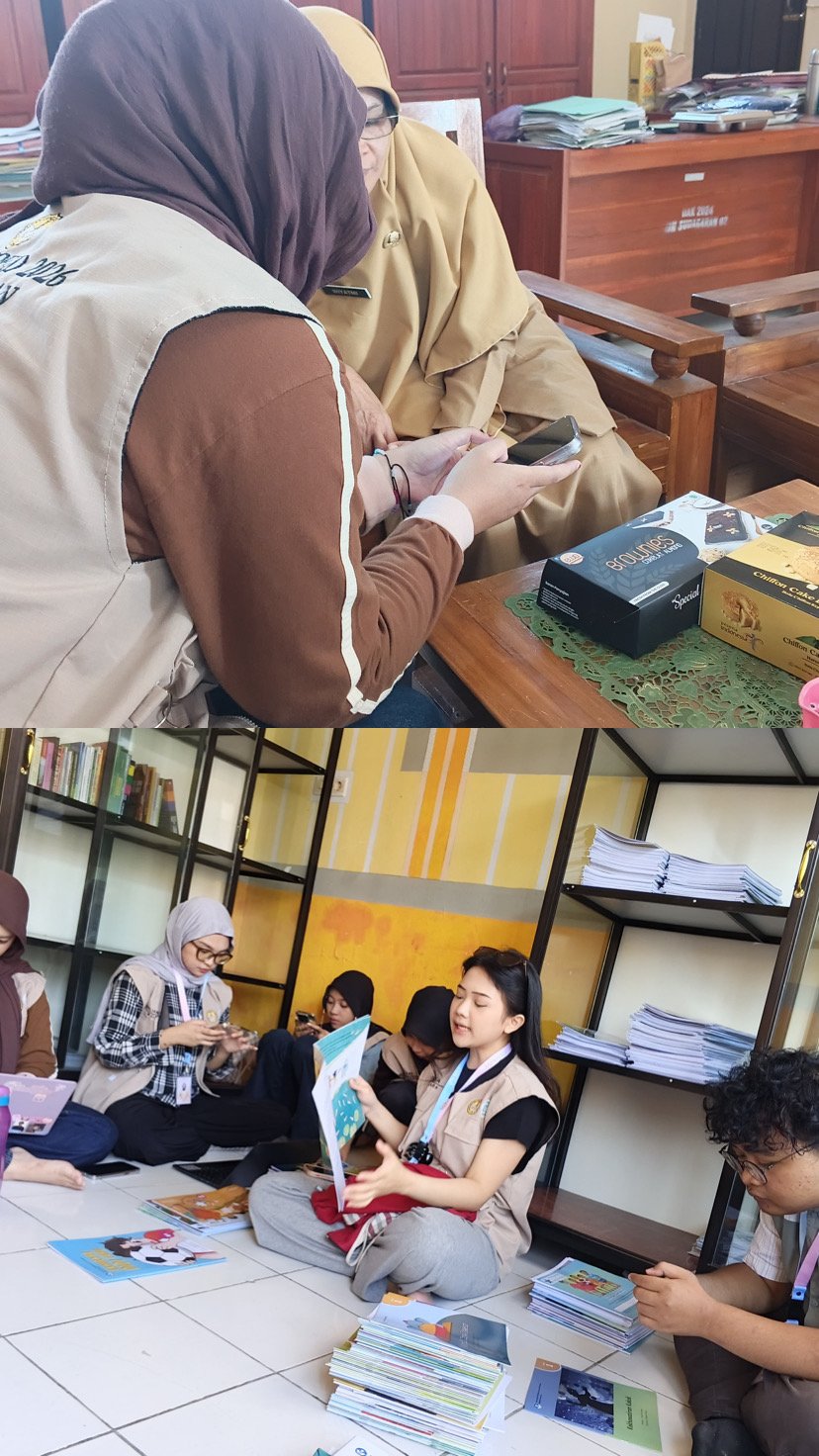 PELAPORAN HARI KE-4 KKN UNIVERSITAS JENDERAL SOEDIRMAN KELOMPOK 48 DESA SUDAGARAN – FIKSASI JADWAL PROGRAM KERJA SD DAN INVENTARISASI BUKU PERPUSTAKAAN DESA