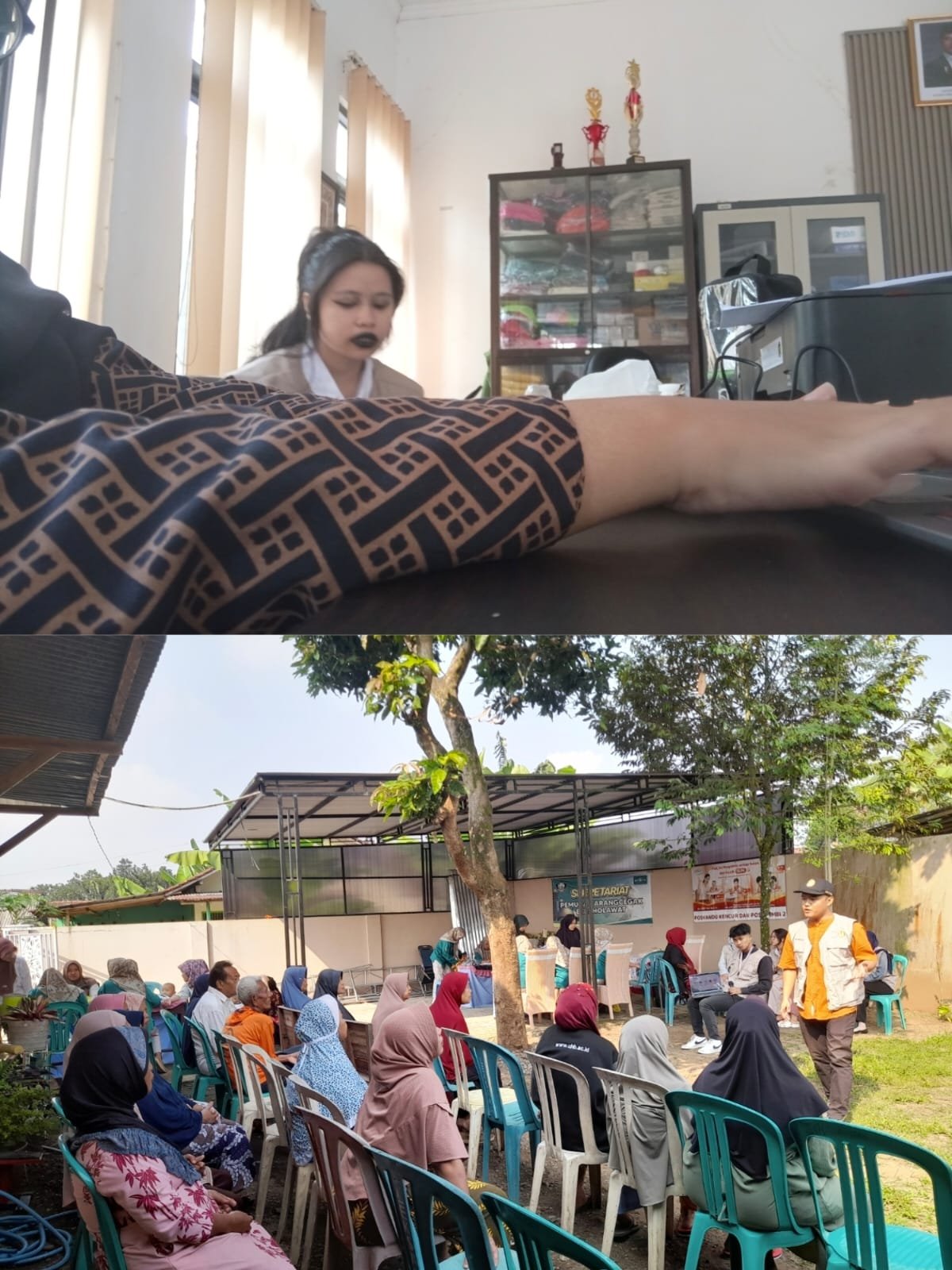 Pendampingan Posyandu Desa Karangcegak dan LENTERA DESA (Layanan Terpadu Administrasi Desa)