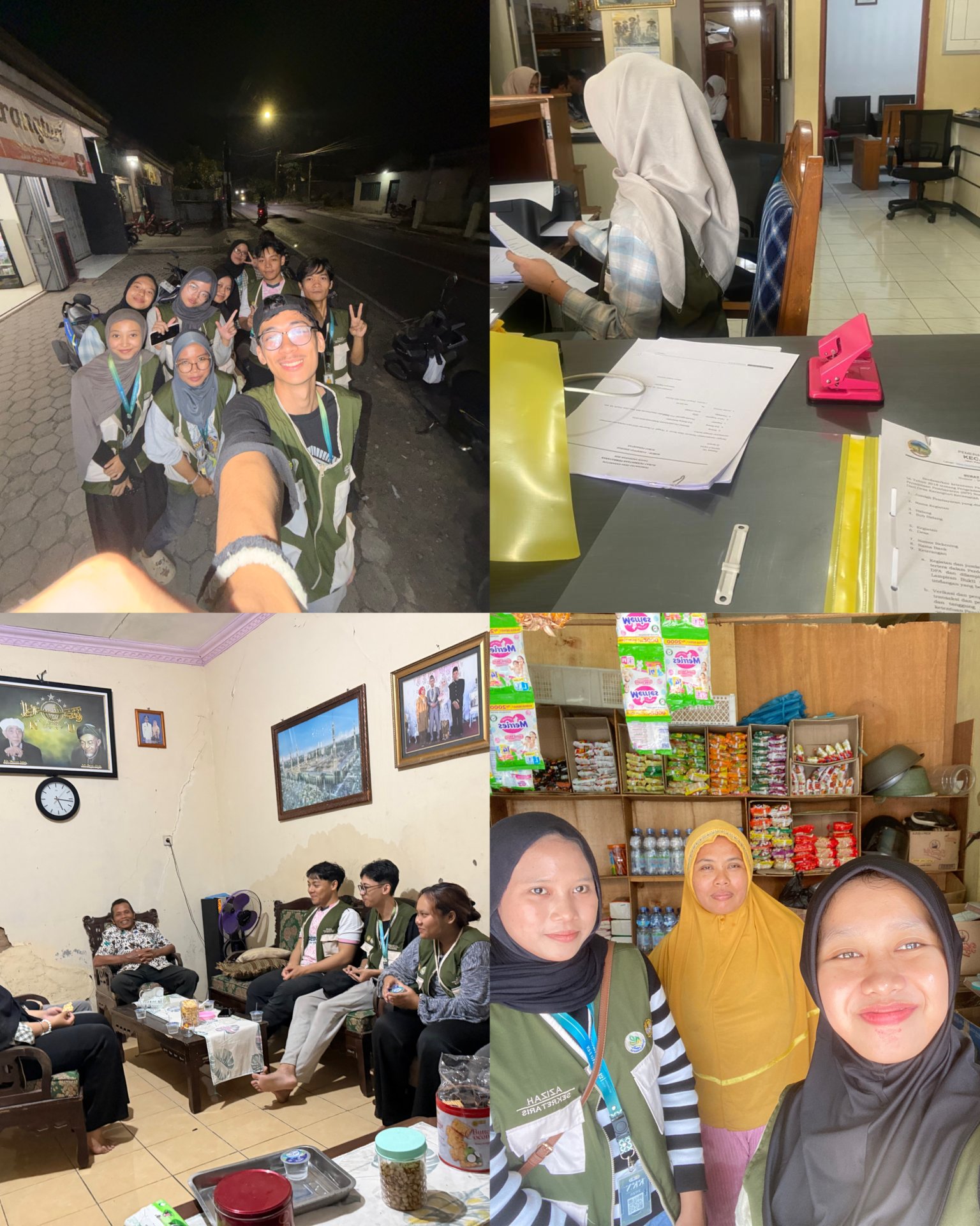 KKN DAY 7: Melaksanakan Piket Desa, Melakukan Pendataan UMKM, serta Berkunjung ke Tetangga sekitar Posko