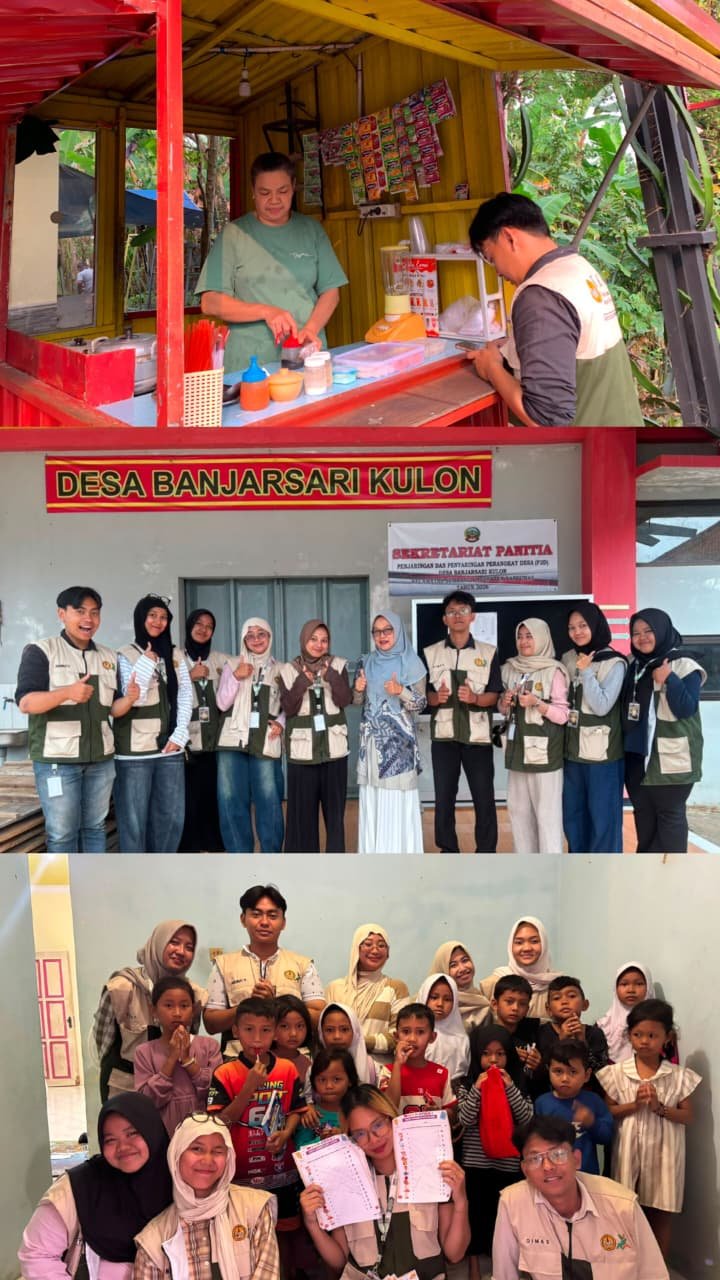 Kunjungan Dosen Pembimbing Lapangan dan Pendataan UMKM Desa Banjarsari Kulon