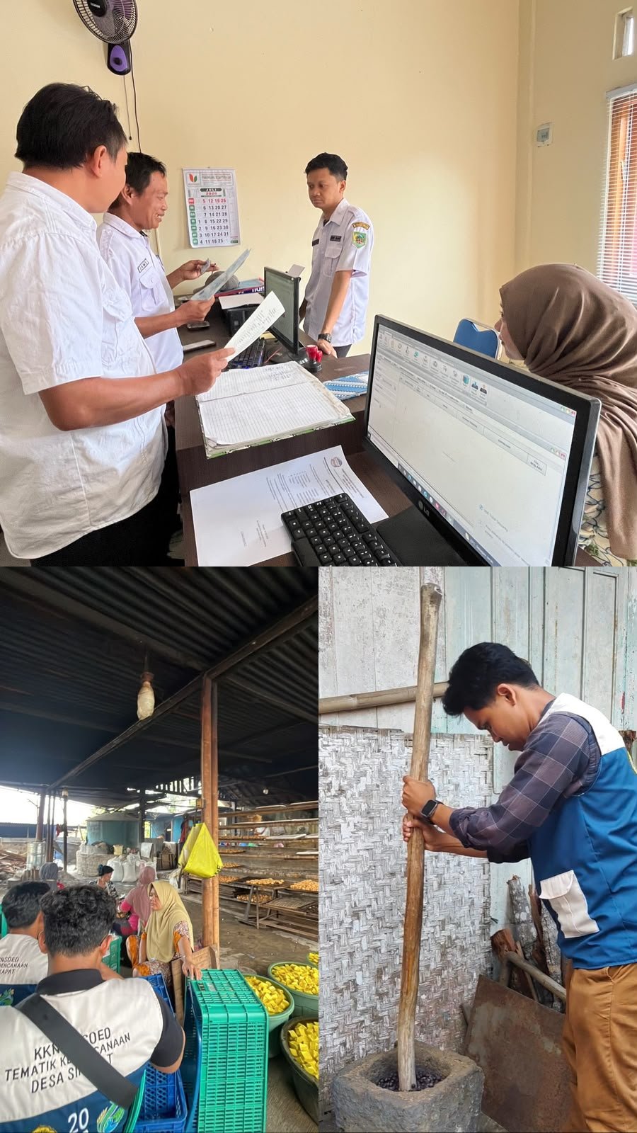 Piket Balai Desa, Persiapan dan Belajar Proses Pengolahan Tahu dengan Pengusaha Tahu Setempat Sampai Limbah, Belajar Pengolahan Kopi Menjadi Kopi Bubuk