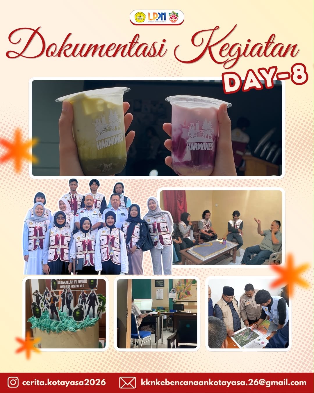 Kunjungan dan pengembangan UMKM kaydacakes dan kopi harmones