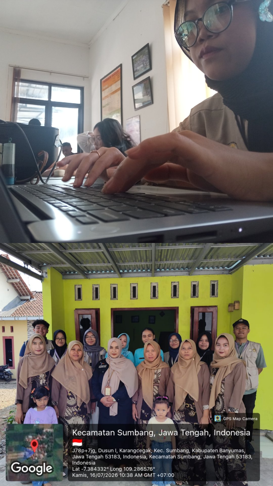 Pendampingan Posyandu Desa Karangcegak dan LENTERA DESA (Layanan Terpadu Administrasi Desa)