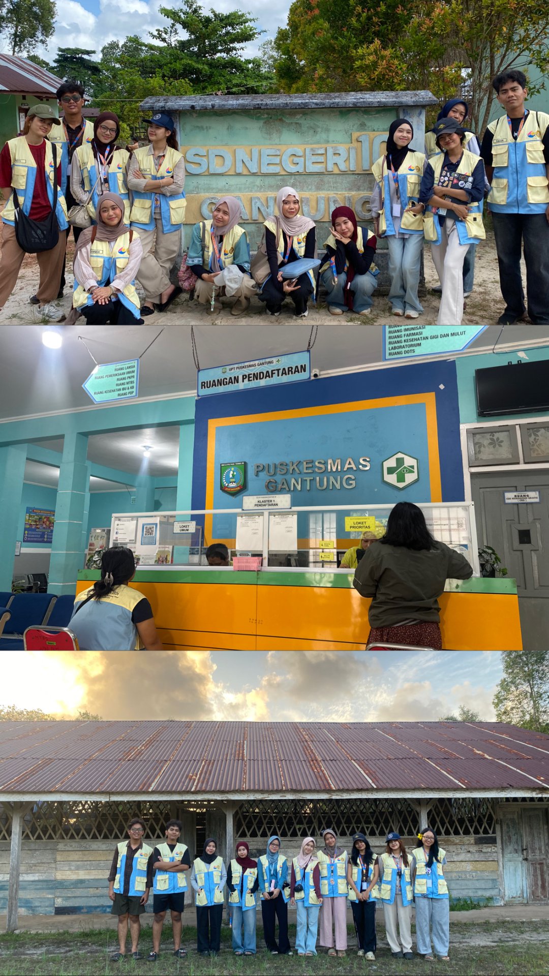 Revitalisasi Perpustakaan SDN 10 Gantung, Kunjungan Puskesmas, Kunjungan dari Dinas Pariwisata, serta Visitasi Wisata di Kawasan Wisata dan Budaya Desa Selingsing