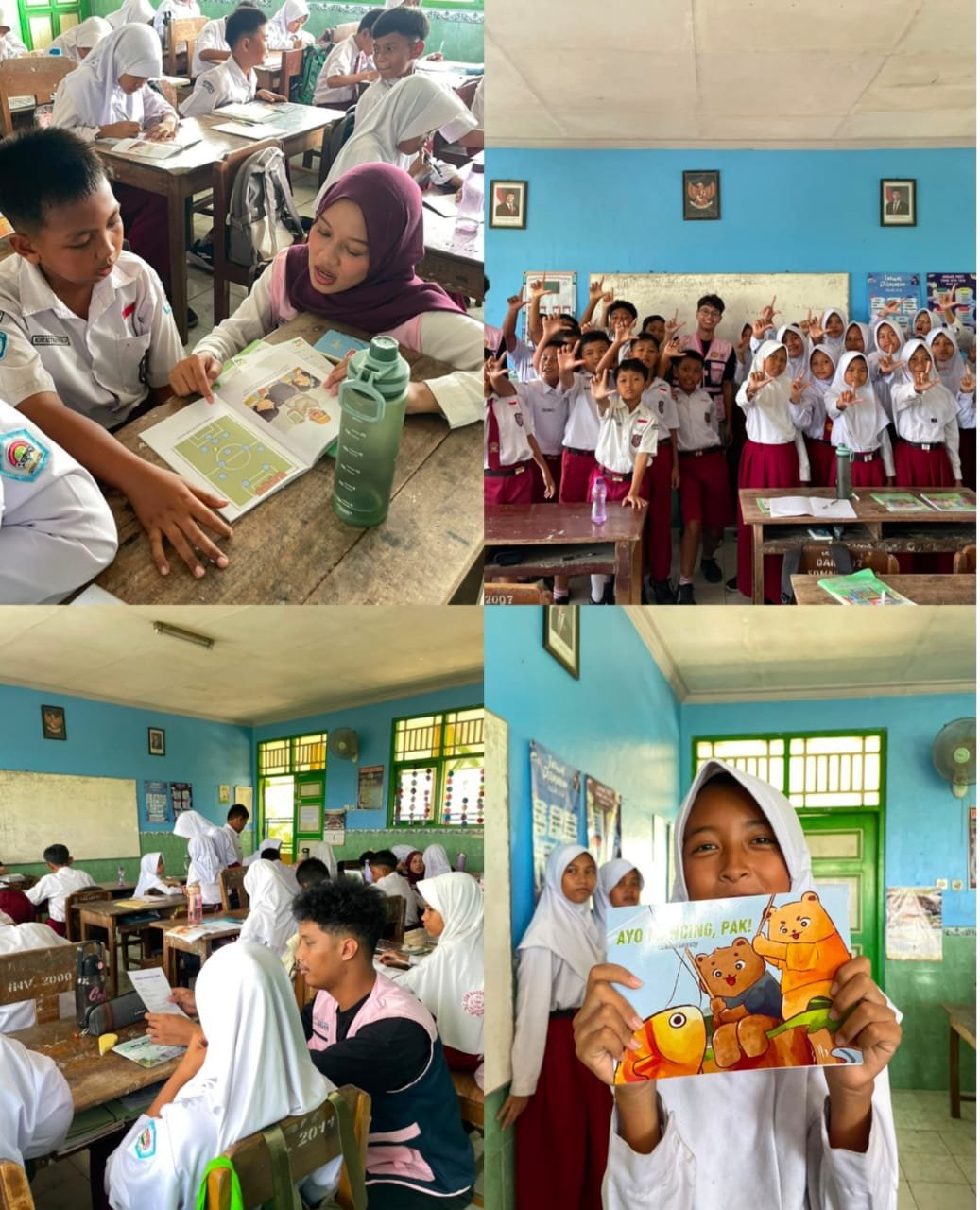 Pelaksanaan Program Kerja Mengulas Buku Di SD Negeri 3 Maos Kidul dan Persiapan Program Kerja Kreasi Celengan