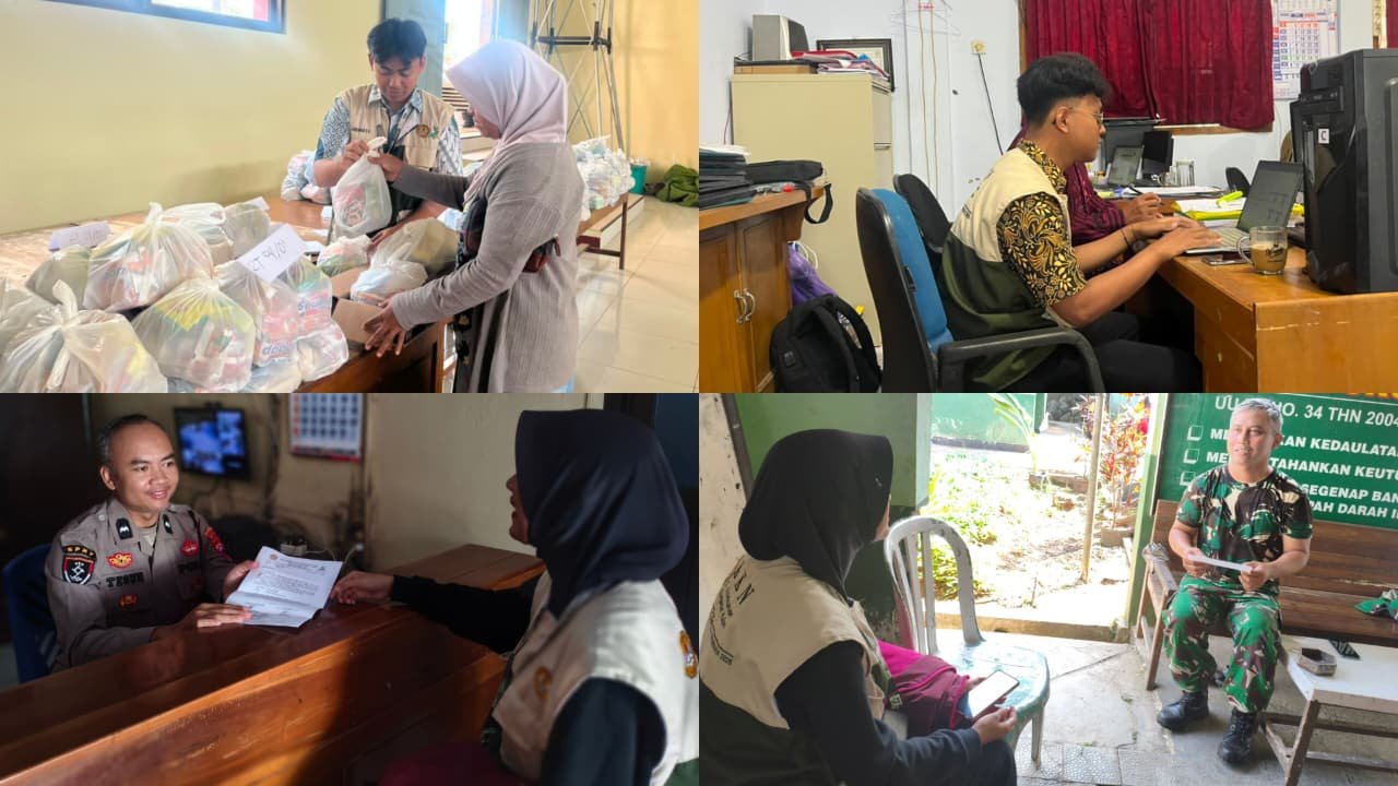 Piket Desa dan Penyebaran Surat Focus Group Discussion (FGD) 1 Desa Banjarsari Kulon