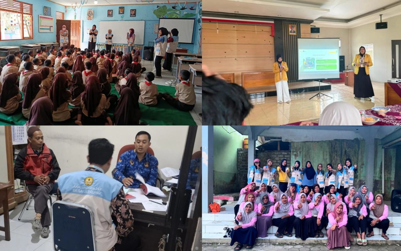 Kegiatan KKN Hari Ke-10: Sosialisasi Pemilahan Sampah di SD Jlegong, Pemaparan Program Kerja di Kecamatan Karangkobar, Piket Harian Pemerintah Desa, dan Latihan Senam Bidang Kesehatan