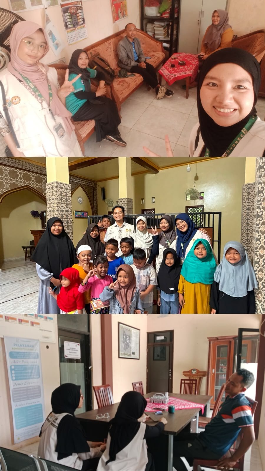 Piket Pelayanan Balai Desa Panusupan, Mengajar TPQ, serta Pendampingan Media Sosial Desa Bersama Perangkat Desa Panusupan