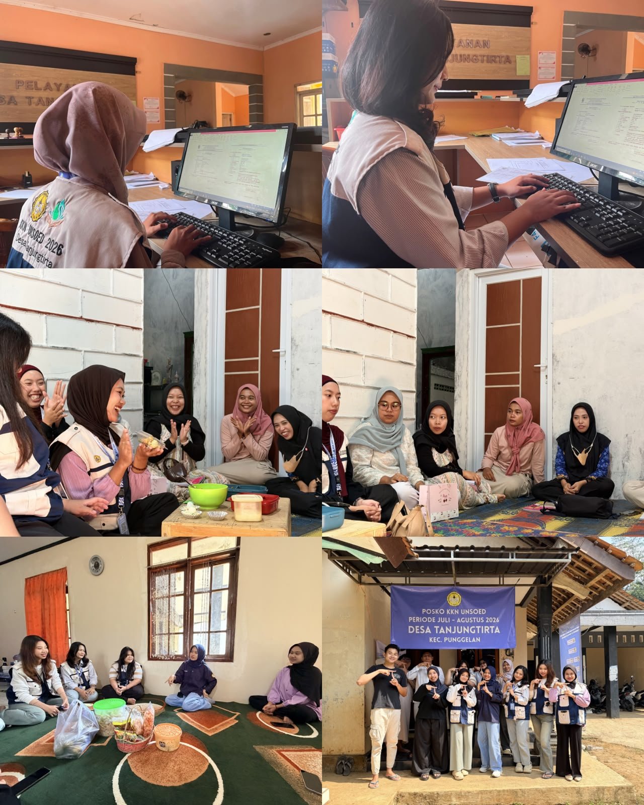Piket Harian Balai Desa, Kunjungan Dosen Pembimbing Lapangan, dan Demonstrasi dan Pembagian “Pemberian Makanan Tambahan (PMT)” Berbasis Pangan Lokal sebagai Upaya Pencegahan Stunting dan Peningkatan Gizi Keluarga