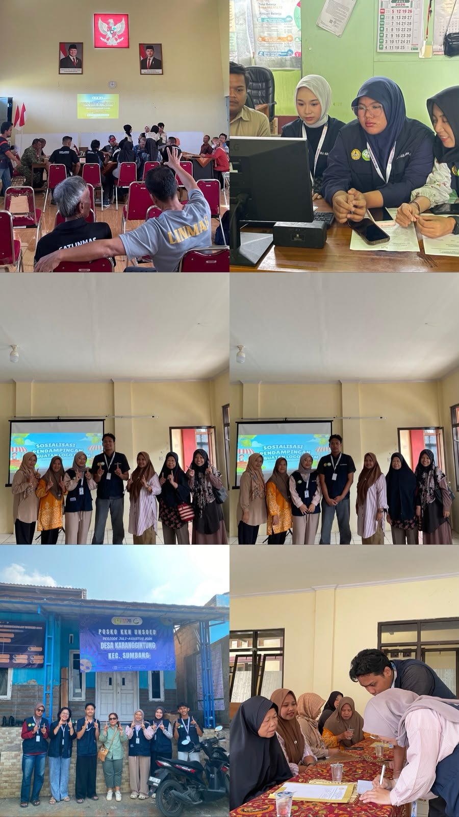 Sosialisasi UMKM dan Piket Desa