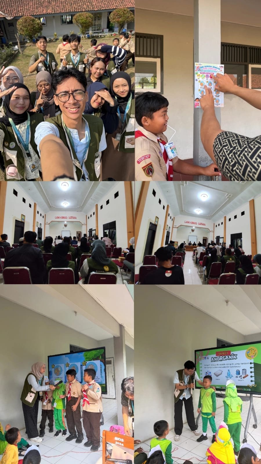 Penyuluhan serta edukasi PHBS dan pemilahan sampah di SDN Karangturi serta Rapat Kerja Ekspo UMKM dan Agustusan Desa Karangturi