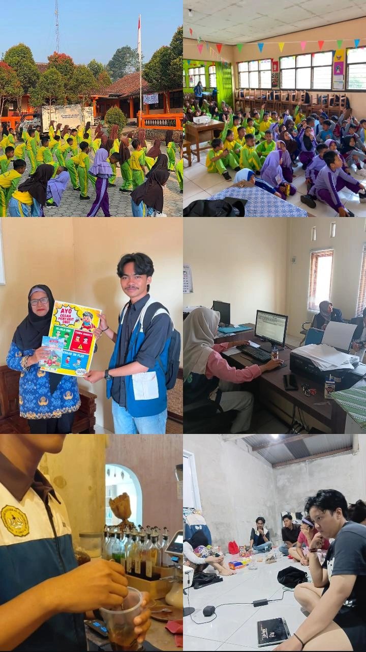Senam Bugar Ceria, Cerdas Mengelola Uang: Permainan Mini Market Edukatif, Edukasi dan Simulasi Kesiapsiagaan Bencana, Poster Anti DBD, Persiapan pengolahan kopi, Booklet "Aku Siaga Bencana Angin Kencang, Petir dan Erupsi Gunung, Rapat survey Kebencanaan