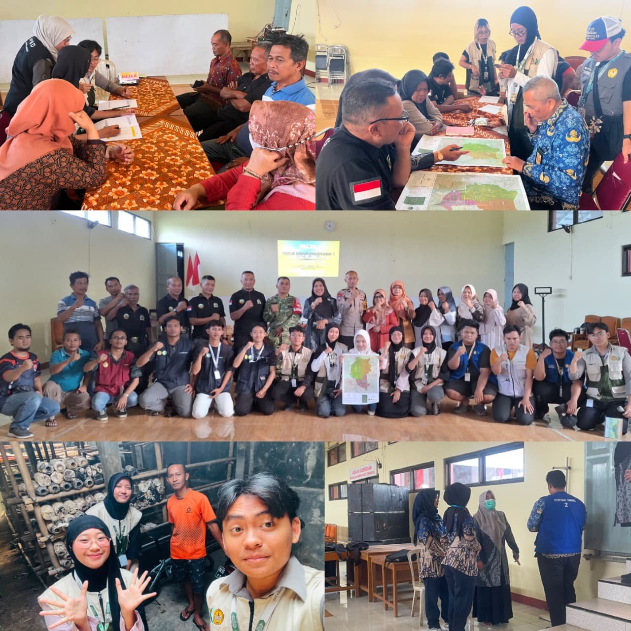 Pelaksanaan Focus Group Discussion (FGD) 1, Pendataan Potensi Desa, dan Bimbingan Belajar di Desa Banjarsari Kulon