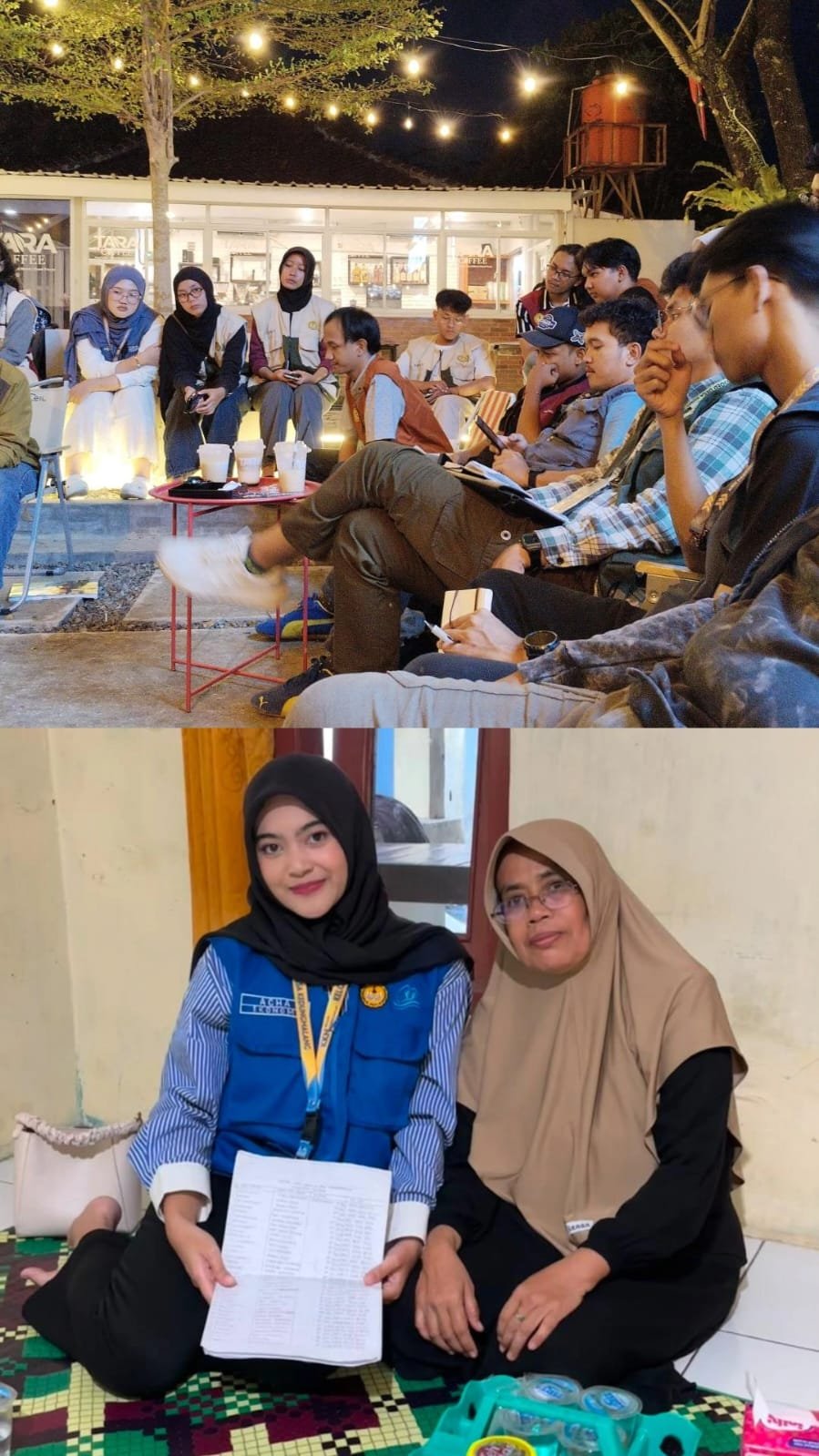 Koordinasi dengan Ketua UMKM Kedungmalang