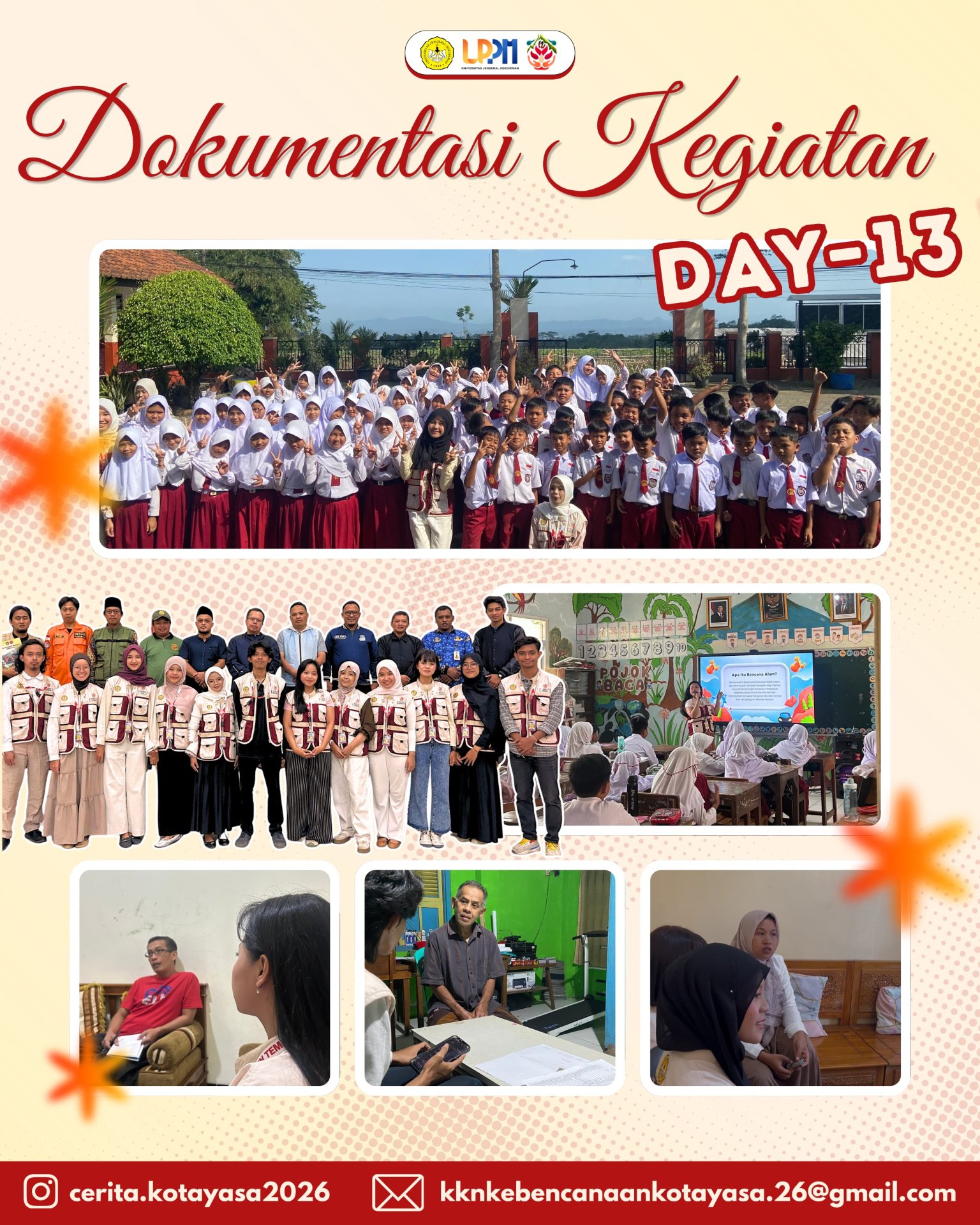 Sosialisasi kebencanaan di SD 1 dan 4 Desa kotayasa