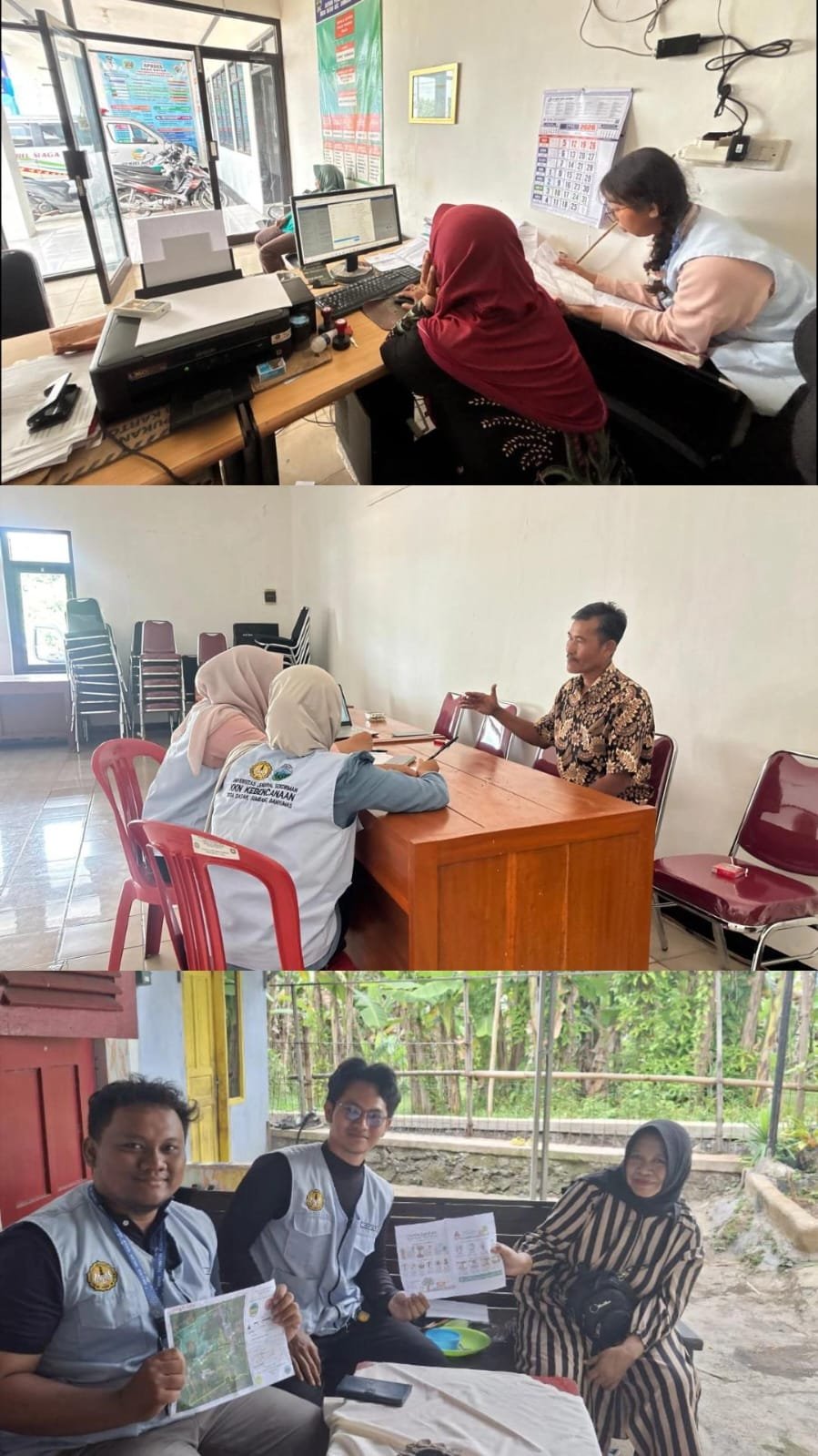 Piket Balai Desa, Perancangan RPB dan RAK, Sosialisasi Pohon Berisiko Door To Door,  Penyebaran Undangan FGD 2, dan Pencarian Data BNBA