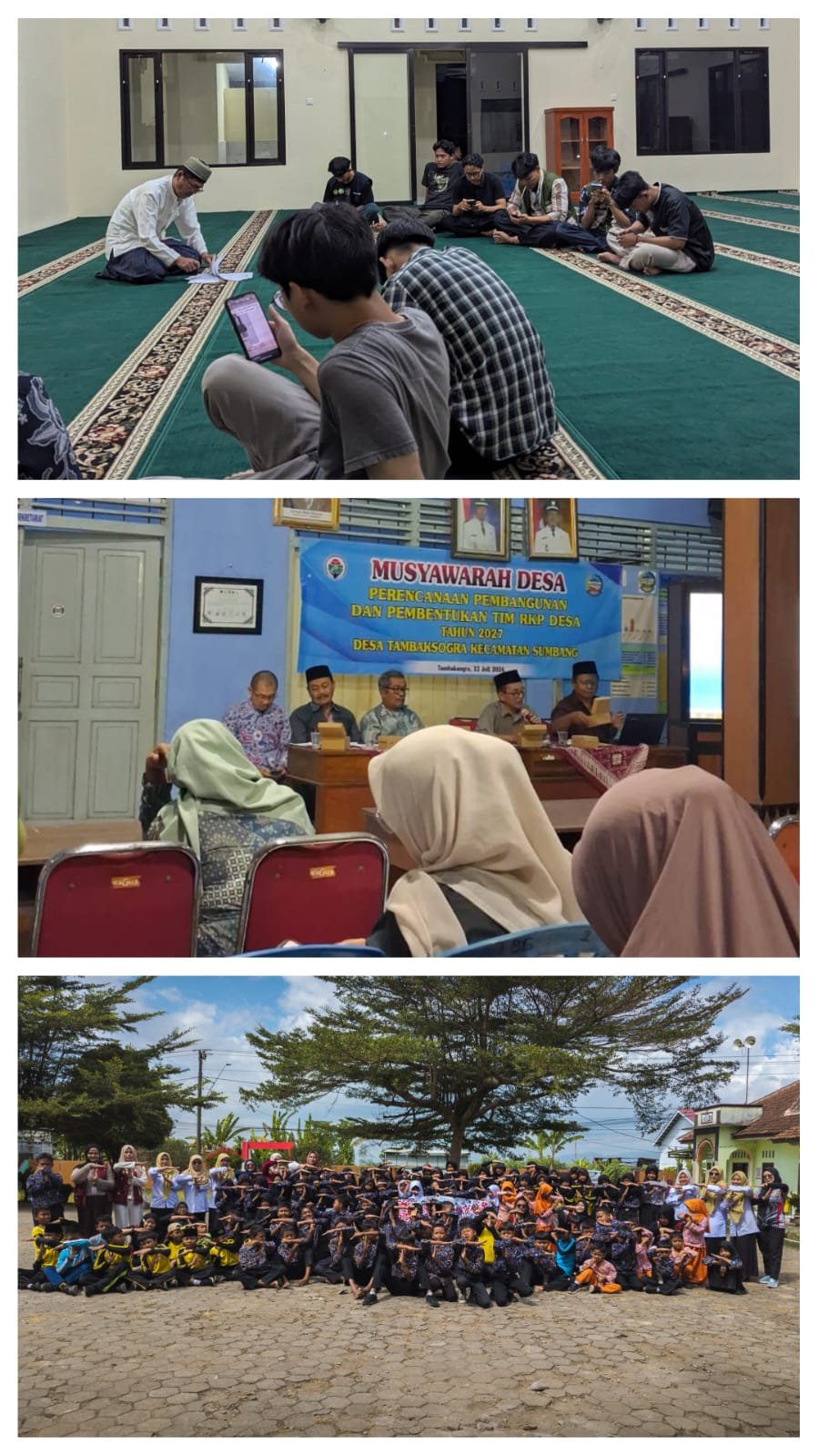 Dari Sekolah, Balai Desa, hingga Rumah Ibadah: Catatan Pengabdian Kelompok 19 KKN Hari Ini