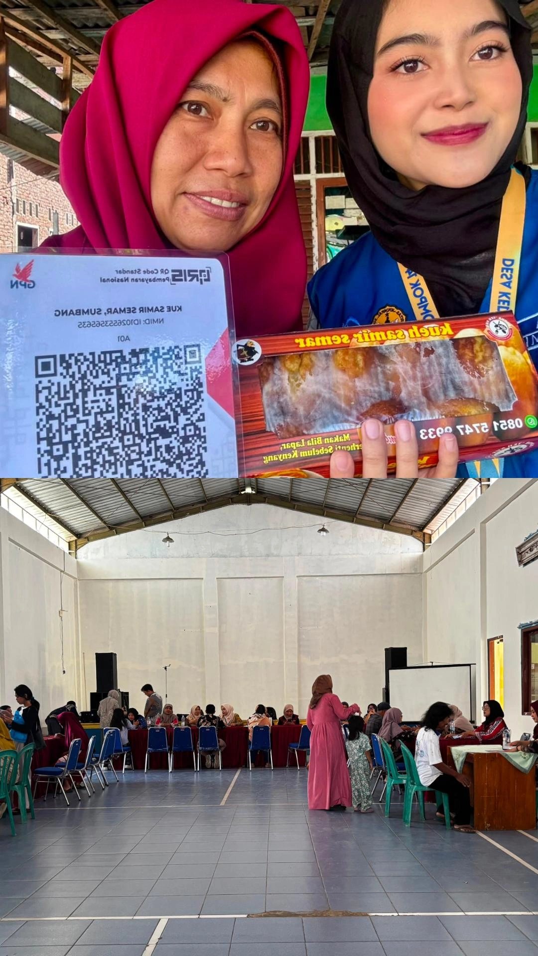 Piket Desa dan Sosialisasi Literasi Keuangan serta Pembuatan QRIS untuk UMKM