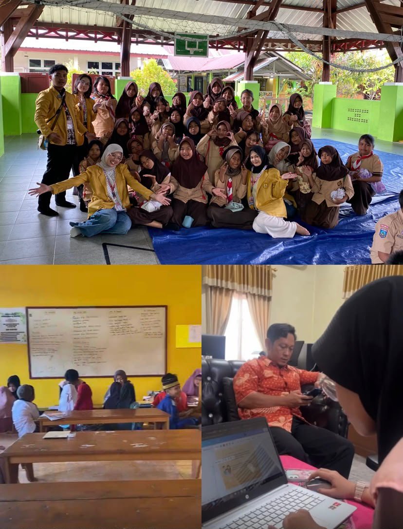 Day 12 Sosialisasi Anti Bullying di SDN 7 Gantung, Rumah Mengaji Lentera, dan Piket Desa
