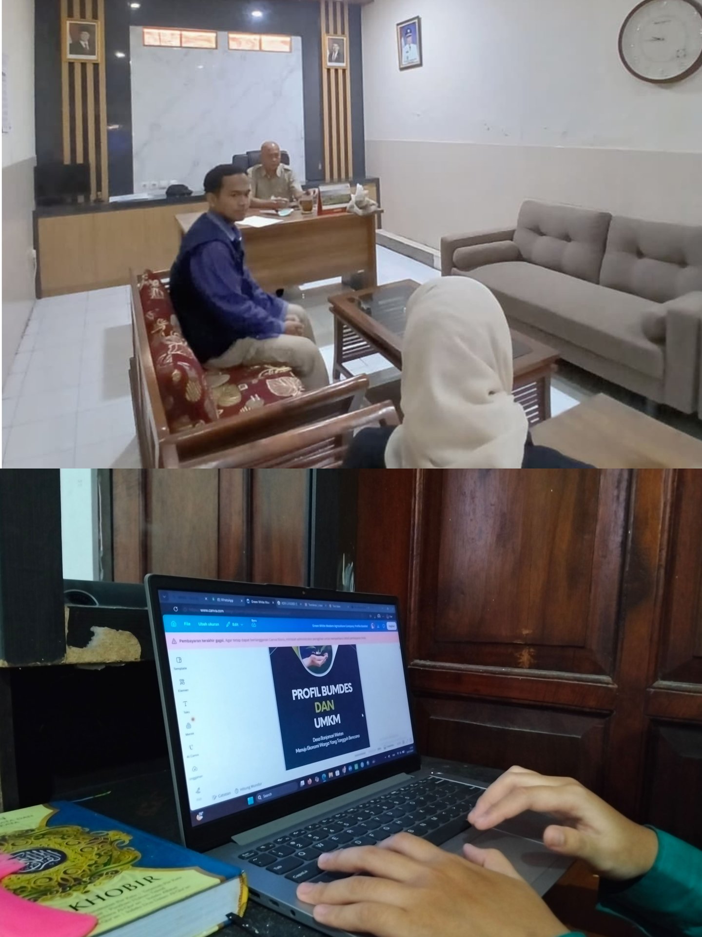 Fiksasi Rencana Aksi Komunitas (RAK) dan Penyusunan Skenario Kejadian Bencana Tanah Longsor dan Angin Kencang RW 4 dan 5 Serta Pembuatan Buku UMKM
