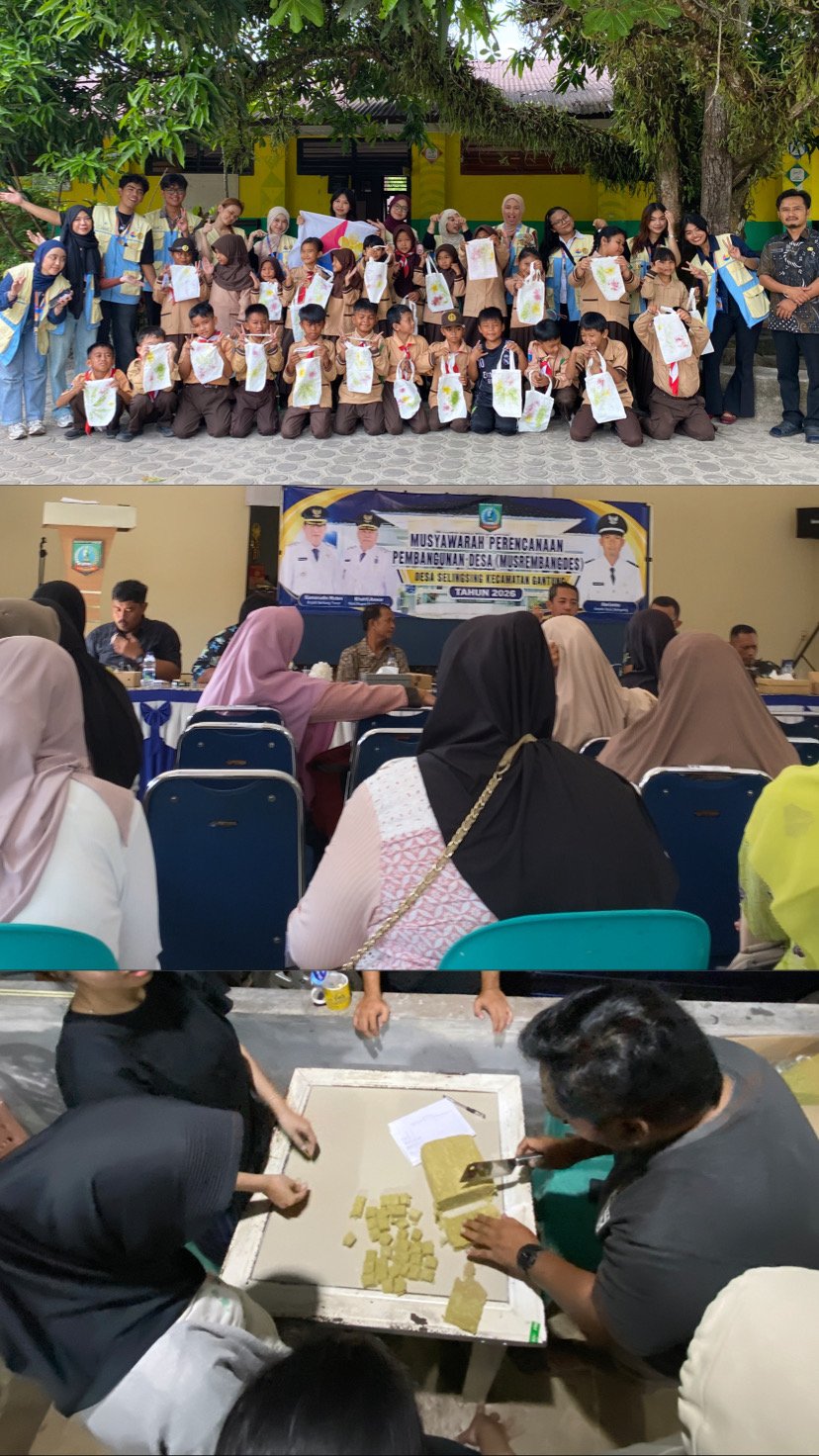 Eco Print Totebag di SD N 8 Gantung, Musyawarah Perencanaan Pembangunan Desa (Musrembangdes), Menanam bibit hidroponik