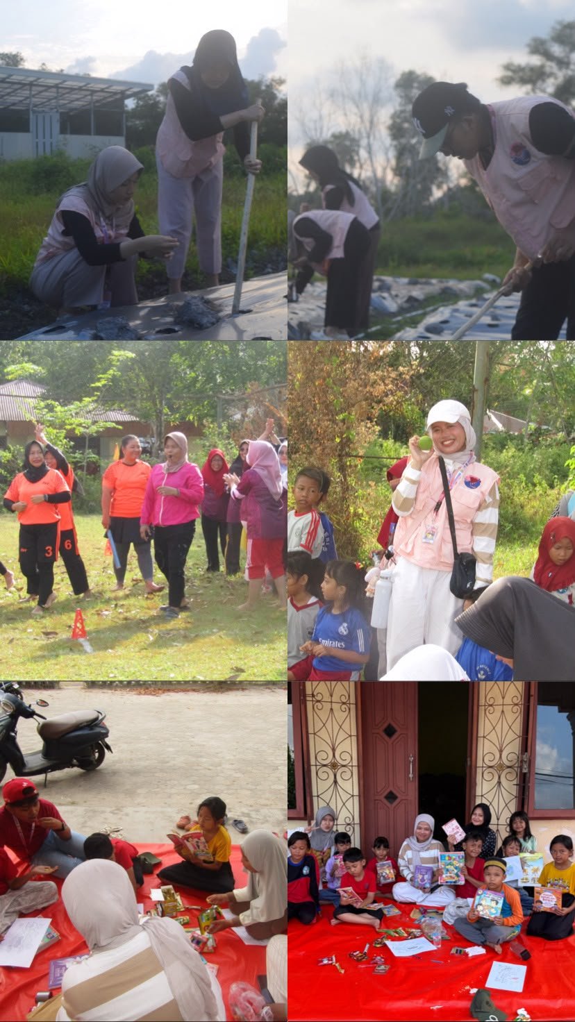 Day 13 Penanaman Jagung dalam Rangka Membantu Usaha Bumdes, Tanding Persahabatan Kasti yang Dilaksanakan oleh SDN 1 Gantung dan SDN 2 Gantung, dan Lingkar Literasi
