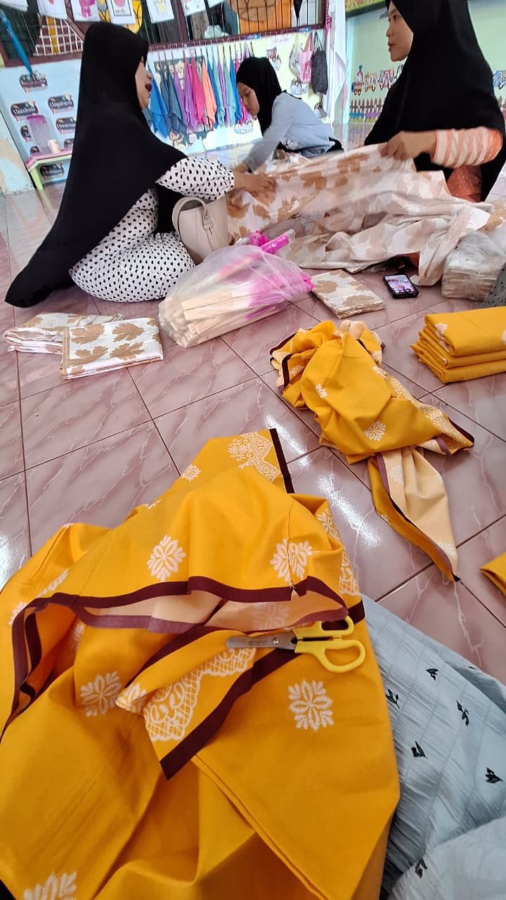 perisapan sport day di addiniah islamic school