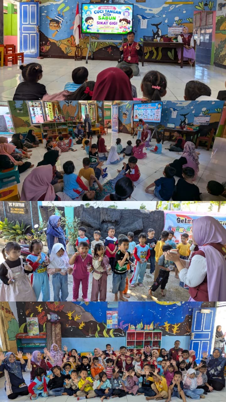 Penerapan Perilaku Hidup Bersih dan Sehat (PHBS) melalui Edukasi CTPS dan Gosok Gigi