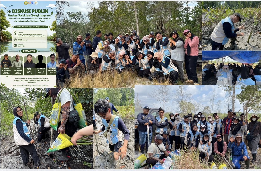 Menanam Bibit Mangrove di Kramat Genting Bersama KUPS