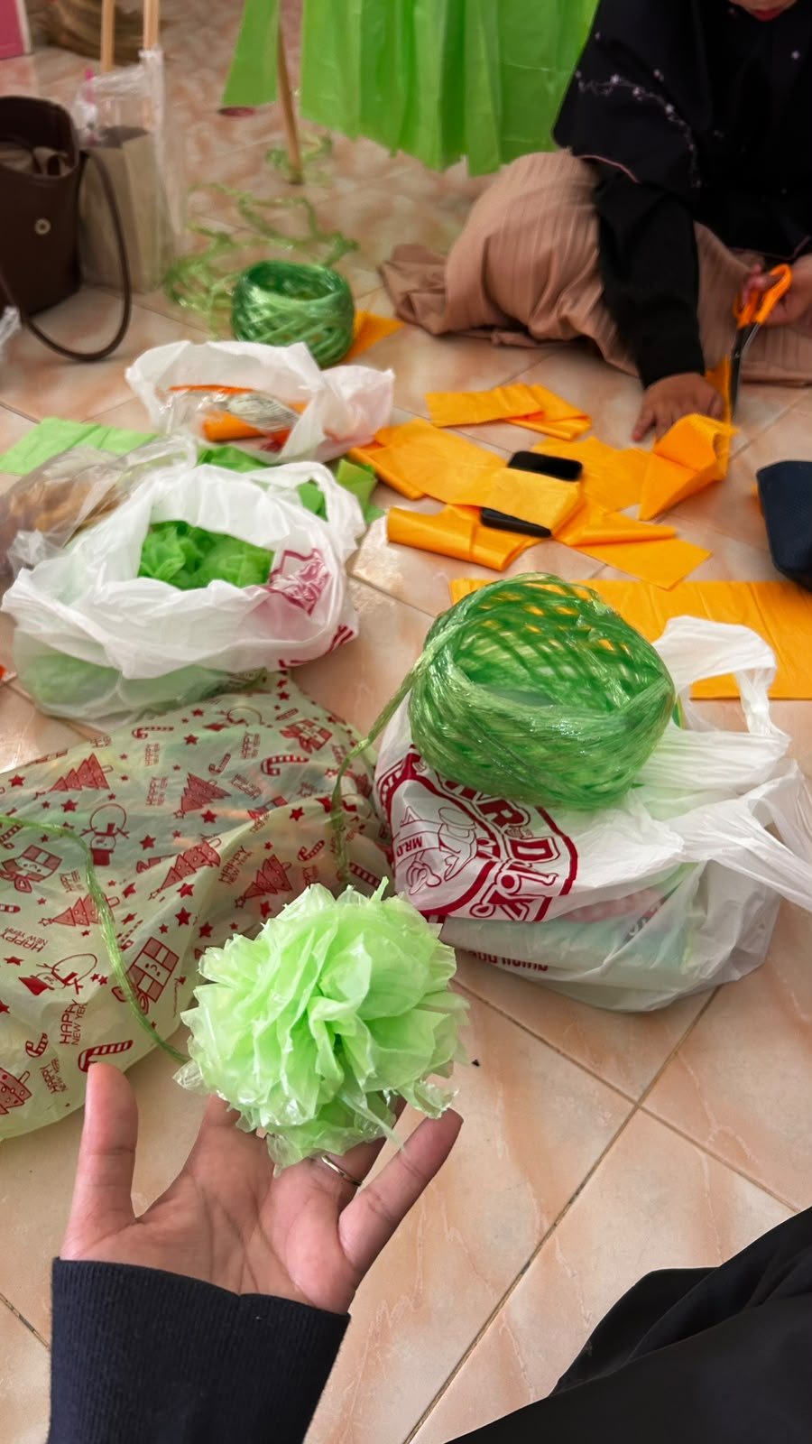 Persiapan sport day di addiniah school