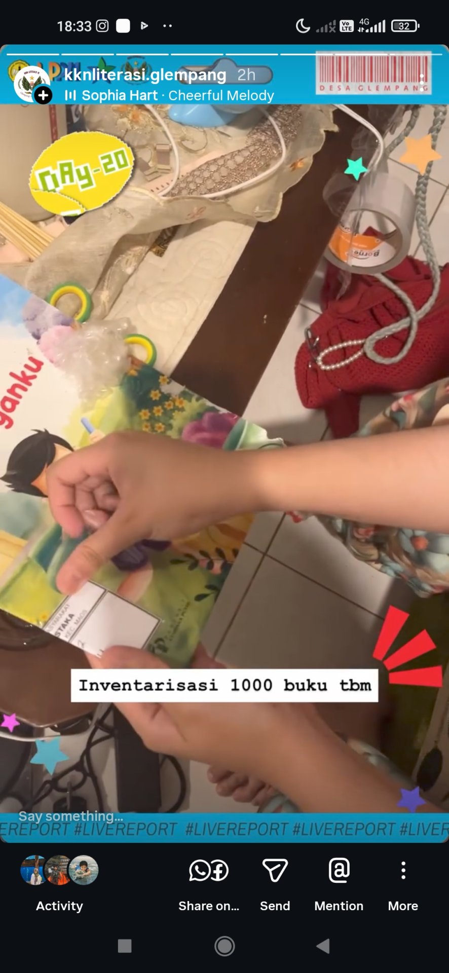 Inventarisasi 1000 buku