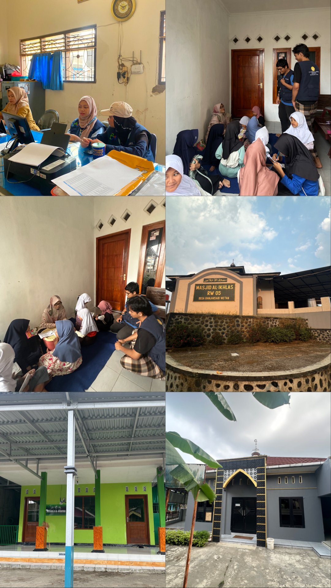 Piket Desa, Kordinasi Bersama Kader Terkait Bimbel TPQ, dan Survei Tempat Evakuasi