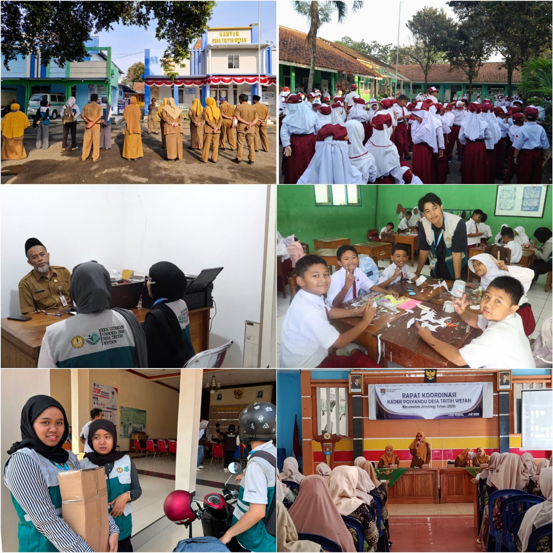 Koordinasi Program Literasi, Pelaksanaan Proyek Berbasis Isi Buku Bacaan, Pelayanan Perpustakaan, dan Publikasi Kegiatan